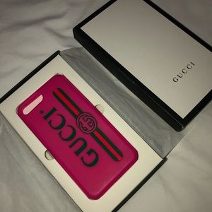 GUCCI HOT PINK IPHONE CASE